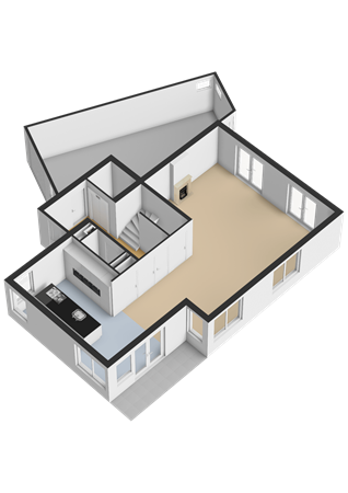 Floorplan - Vrijenburglaan 12, 2994 CD Barendrecht